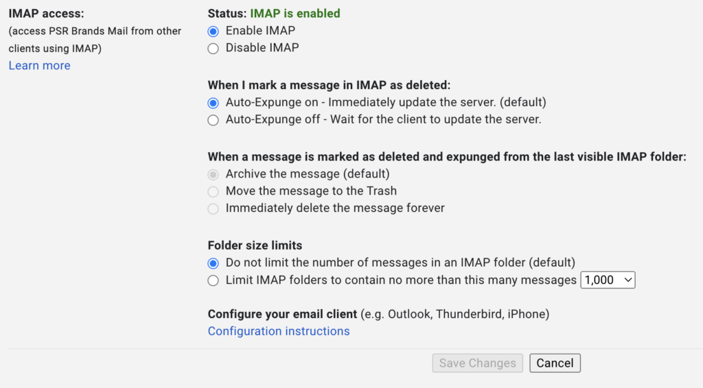 How to delete an email account properly from Google Workspace