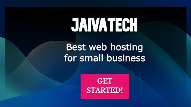 JaivaTech Best Web Hosting for Small Business Banner English